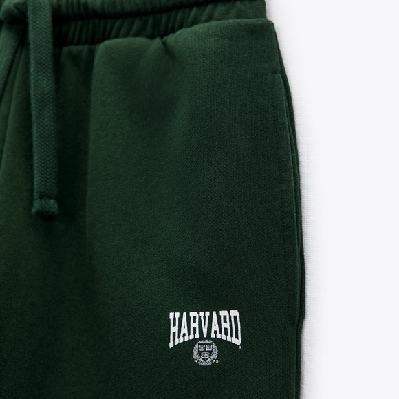 Harvard Joggers Sweatpants Green - Picture 4 of 5